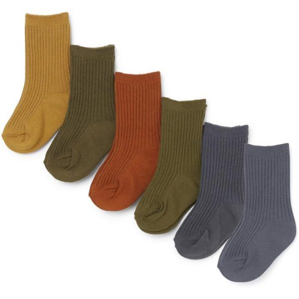 6 PACK RIB SOCKS Socks and stockings KS2485 BUTTERSCOTCH 1 720x