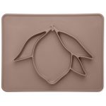 Konges Slojd. Σουπλά - πιάτο σιλικόνης Lemon/ Bark