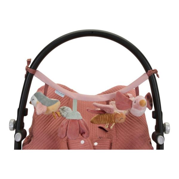 0014119 little dutch stroller toy chain flowers butterflies flowers butterflies 0