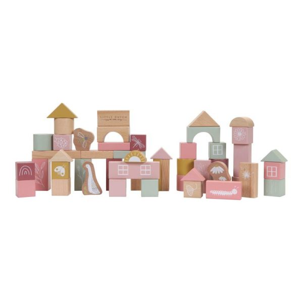 0011840 little dutch building blocks pink little goose 0