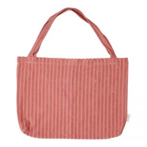 0017838 little dutch mom bag pink jacquard terry 1