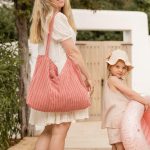 0018281 little dutch mom bag pink jacquard terry 5
