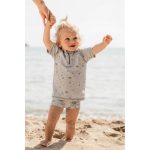 LITTLE DUTCH. Παιδικό κοντομάνικο μπλουζάκι με προστασία UV Sailors Bay Olive - Image 2