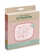 0016812 little dutch car sunshades flowers butterflies flowers butterflies 1