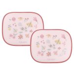 0017961 little dutch car sunshades flowers butterflies flowers butterflies 0