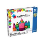 Magna-Tiles. Μαγνητικό Παιχνίδι 32 κομματιών/ Clear Colors