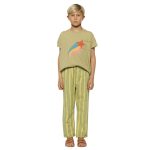 Piupiuchick. Unisex Trousers/ Khaki-bluestripes - Image 2