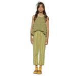Piupiuchick. Unisex Trousers/ Khaki-bluestripes - Image 3
