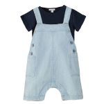 Yell-oh. Παιδική Σαλοπέτα Denim Light & T-shirt