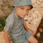 LITTLE DUTCH. Μπλουζάκι κοντομάνικο με προστασία UV/ Turtle Island Olive - Image 2