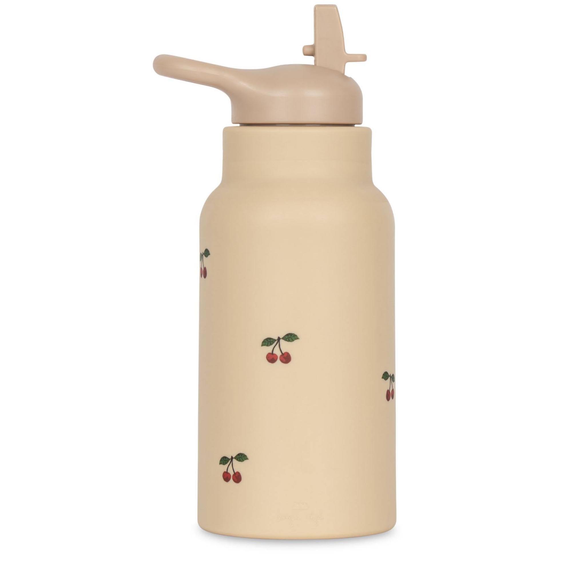 SILICONE_DRINKIxNG_BOTTLE-Drinking_bottles-KS3588-CHERRY (1) Konges Slojd. Σιλικονούχο Παγούρι/ Cherry - Image 1