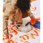 Veja. KIDS V-12 Chromefree Leather White Multico Indigo/ JUNIOR - Image 4