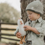 Little Dutch. Πλεκτό σκουφάκι Green/ Little Farm - Image 2