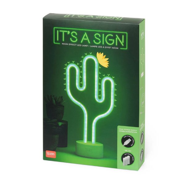 Legami Neon Led Φωτιστικό Cactus