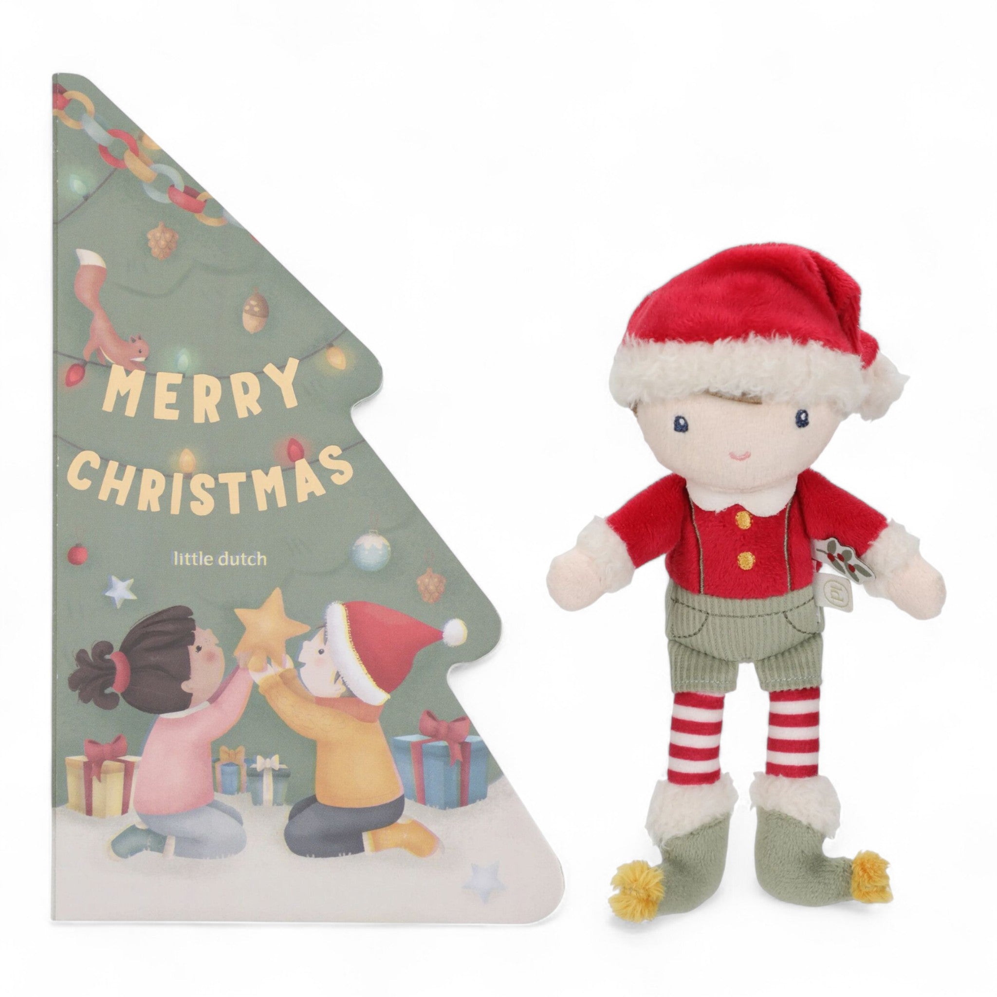 0 LITTLE DUTCH. Χριστουγεννιάτικο σετ με βιβλίο και κουκλάκι Jim - Image 1