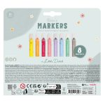 LITTLE DUTCH. 8 μαρκαδόροι Rosa - Image 3