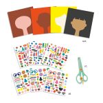 Djeco. Χαρτοκοπτική με αυτοκόλλητα Κομμωτήριο - Image 2