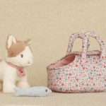 LITTLE DUTCH. Υφασμάτινη γατούλα Marley σε καλαθούνα - Image 5