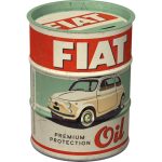 Nostalgic. Μεταλλικός Κουμπαράς Oil Barrel "Fiat"