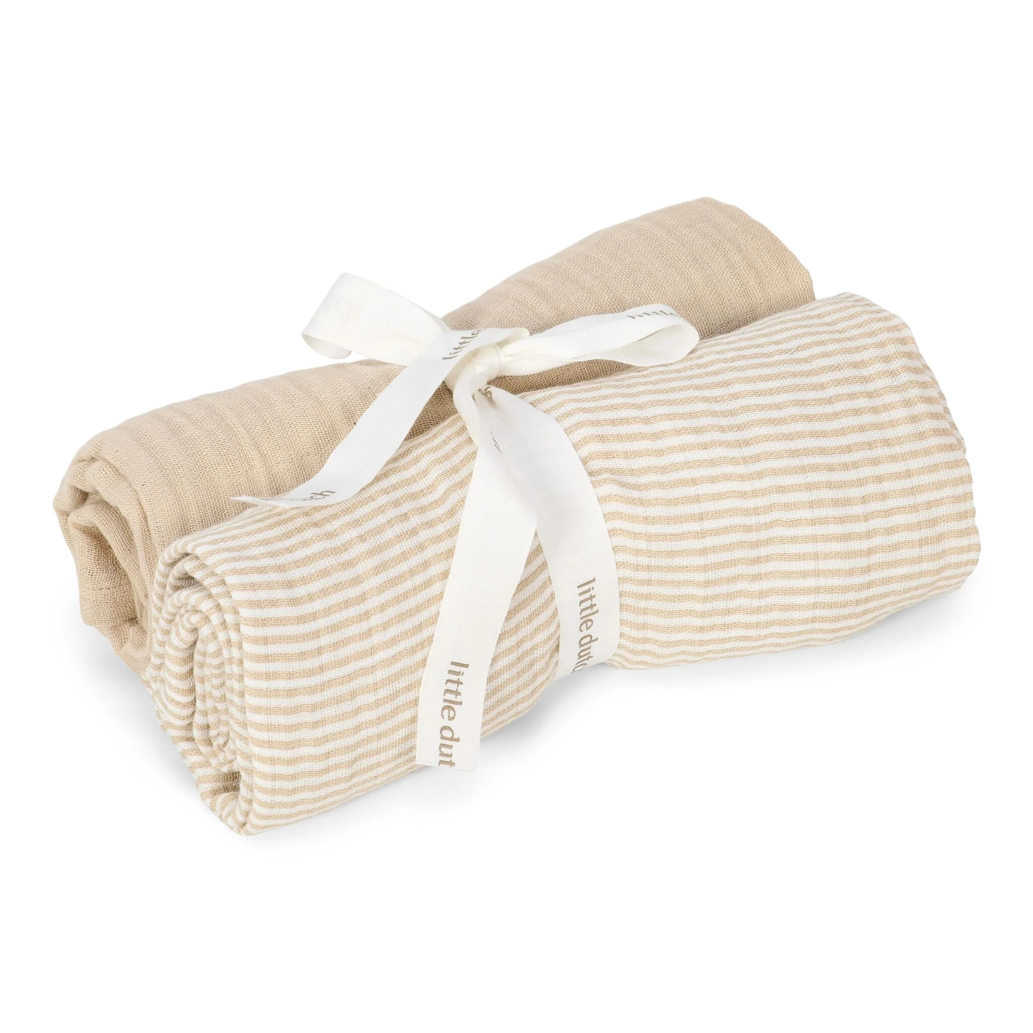 LD-TE51825041_01 LITTLE DUTCH. 2 πανάκια αγκαλιάς Beige - Image 1