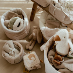 LITTLE DUTCH. 2 πανάκια αγκαλιάς Beige - Image 2