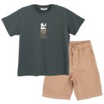 NKids. Set T-shirt & Chino Shorts Adventure Flows
