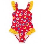 Teeter Totter. Swimsuit Sophia Red Leopard