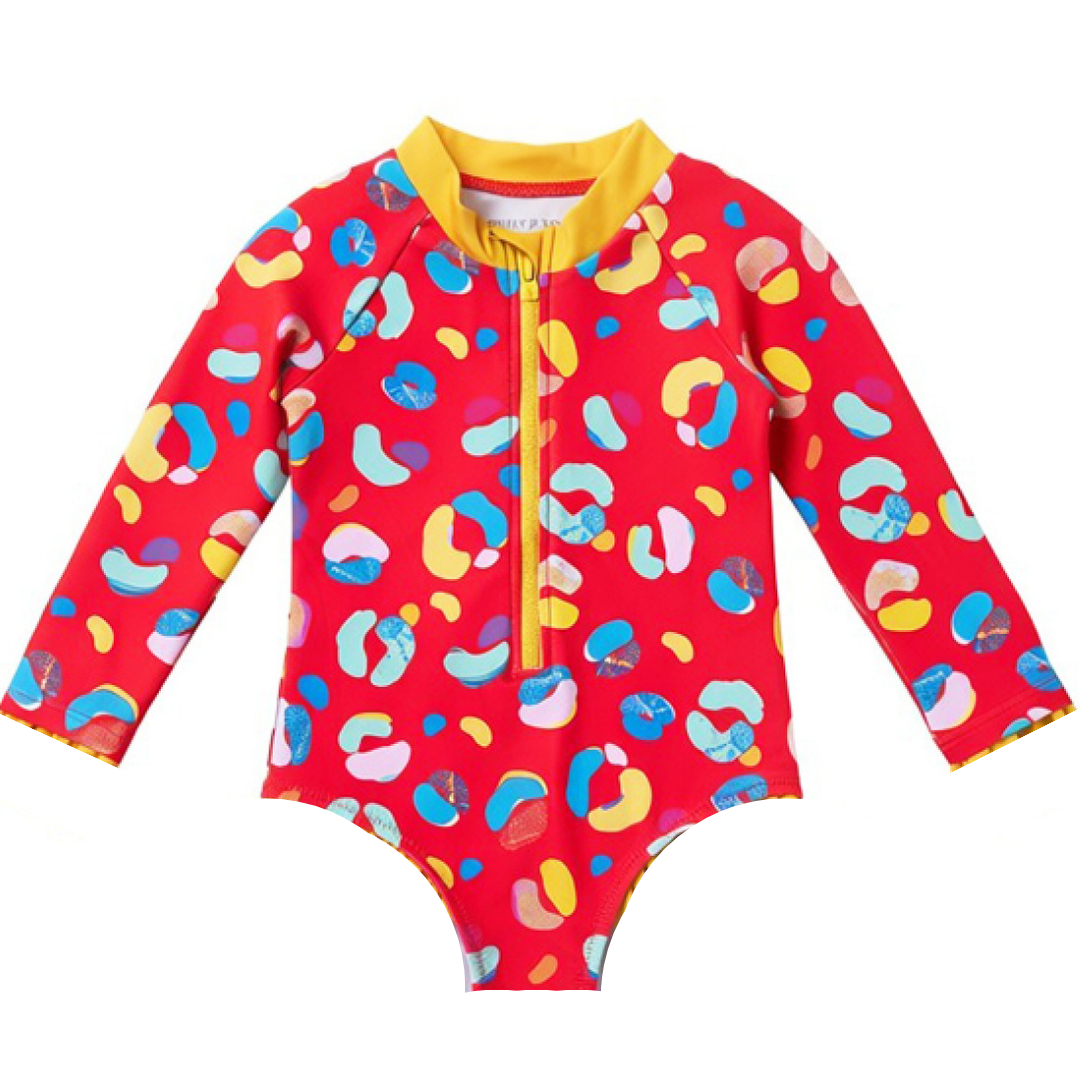 Instagram Post 1080x1080 px (32) Teeter Totter. Μακρυμάνικο μαγιό Red Leopard Junior - Image 1