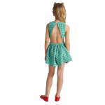 Two in a castle. Forest Sky Knot Playsuit