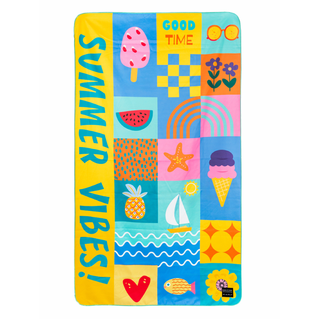 Instagram Post 1080x1080 px (25) Teeter Totter. Πετσέτα Quick Dry Summer Vibes - Image 1