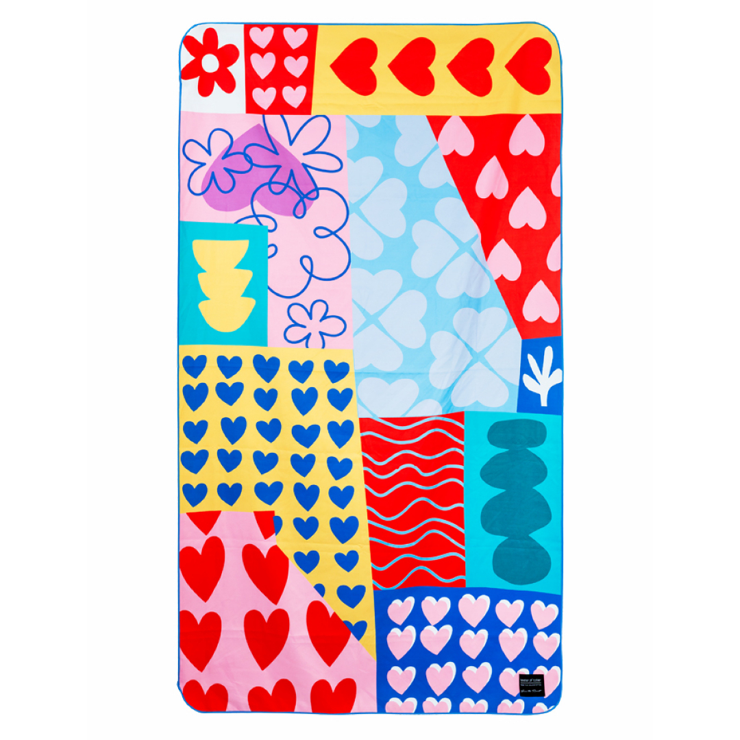 Instagram Post 1080x1080 px (30) Teeter Totter. Πετσέτα Quick Dry Colourful Heart - Image 1