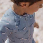 LITTLE DUTCH. Ολόσωμο μακρυμάνικο μαγιό Ocean Splash - Image 3