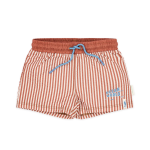 LITTLE DUTCH. Μαγιό βερμούδα Brown Stripes