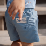 LITTLE DUTCH. Μαγιό βερμούδα Ocean Blue - Image 4