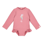 LITTLE DUTCH. Ολόσωμο μακρυμάνικο μαγιό Dreamy Pink