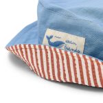 LITTLE DUTCH. Καπέλο διπλής όψης Ocean Blue - Image 2