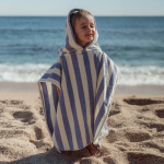LITTLE DUTCH. Παιδικό πόντσο Dreamy Purple Stripe - Image 4