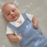 LITTLE DUTCH. Σετ Μπλούζα-Σαλοπέτα Stone Blue - Image 2