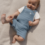 LITTLE DUTCH. Σετ Μπλούζα-Σαλοπέτα Stone Blue - Image 3
