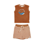 LITTLE DUTCH. Σετ πετσετέ Ocean World Brown