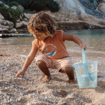 LITTLE DUTCH. Σετ πετσετέ Ocean World Brown - Image 2