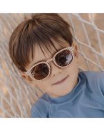 LITTLE DUTCH. Παιδικά γυαλιά ηλίου Brown Stripes 2-4y - Image 2