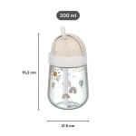 LITTLE DUTCH. Εκπαιδευτικό ποτηράκι με καλαμάκι 300ml  Fairy Garden - Image 3