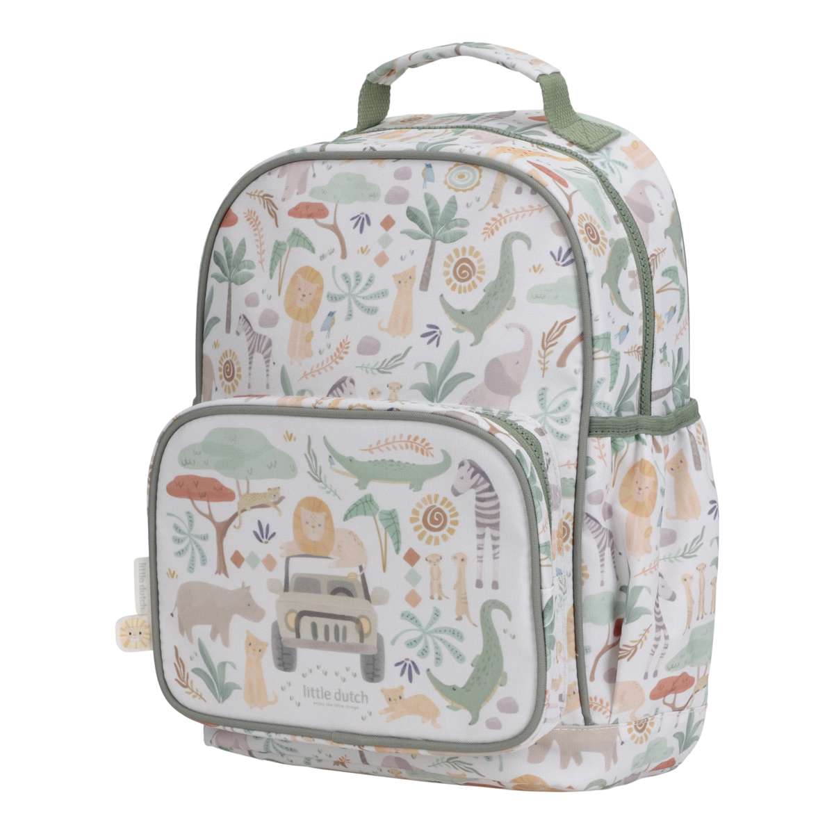 backpack-ld4920-product-4 - Medium LITTLE DUTCH. Σακίδιο πλάτης μεγάλο Safari Friends - Image 1