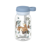LITTLE DUTCH. Μπουκάλι με καλαμάκι 450ml Forest Friends