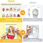 Ohuhu. Coloring Book Enjoy the Sweet Moments - Image 3