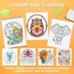 Ohuhu. Coloring Book Mandala & Animals - Image 3