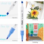 Ohuhu. Alcohol Art Markers 48 χρωμάτων Fine & Chisel - Image 3