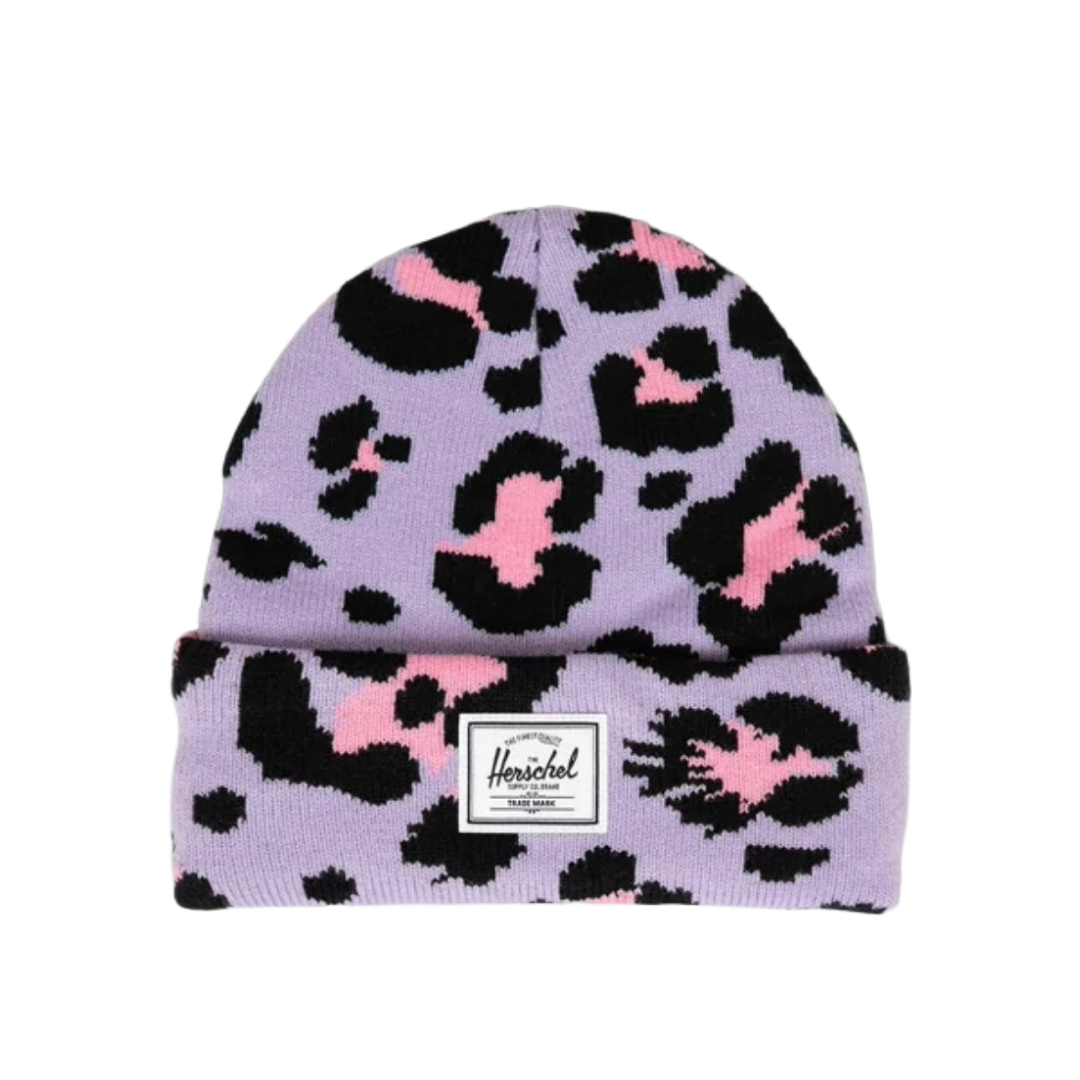-07402 Herschel. Σκουφάκι Leopard Sachet Pink ALL SIZES - Image 1