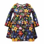Two in a castle. Flower Sky Baby Body Dress